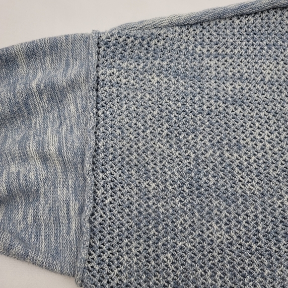 Lane Bryant heathered raw seam 3/4 sleeve sweater - Picture 3 of 5